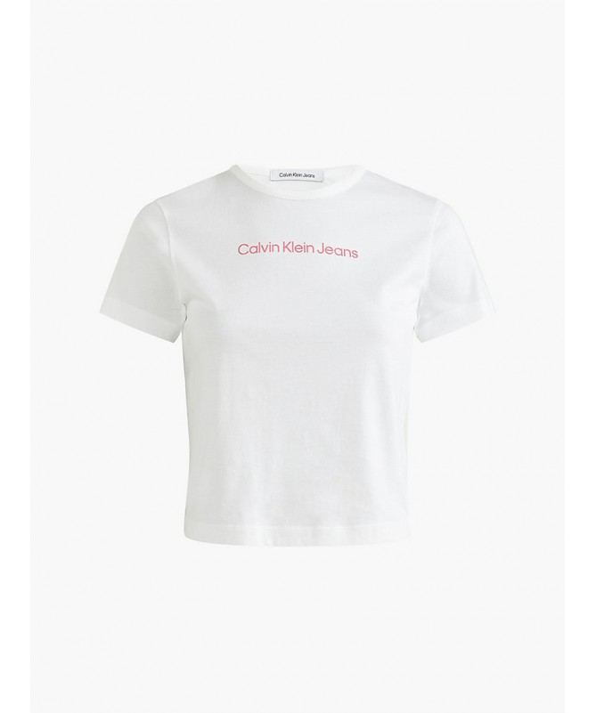 Tee shirt Calvin Klein pour femme avec logo sur la poitrine. J20J219003 FIESTA CONCEPT STORE