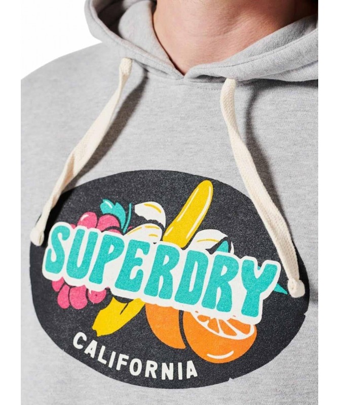 Sweat-shirt à capuche de la marque Superdry. Modèle Vintage Surf Ranchero avec poche kangaroo. M2011829A FIESTA CONCEPT STORE