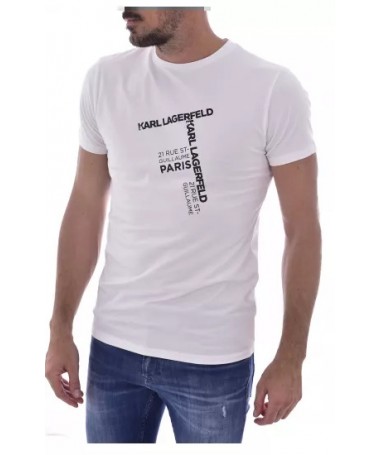 Tee shirt manche courte et col rond pour homme Imprimé Karl Lagerfeld. KL22MTS02 FIESTA CONCEPT STORE