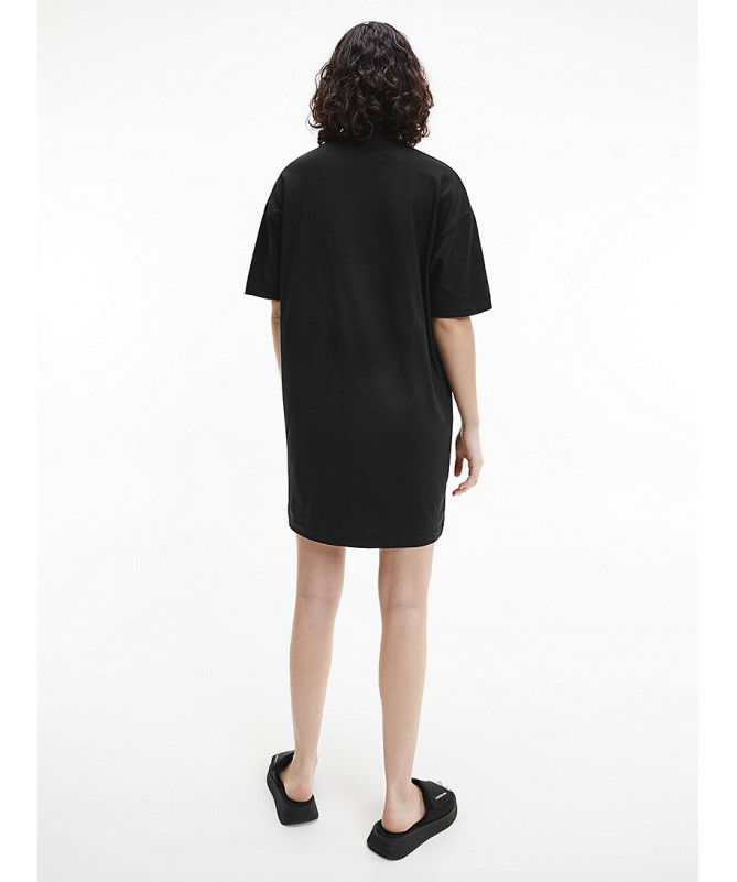 Robe t-shirt relaxed avec monogramme Calvin Klein pour femme. J20J219073 FIESTA CONCEPT STORE