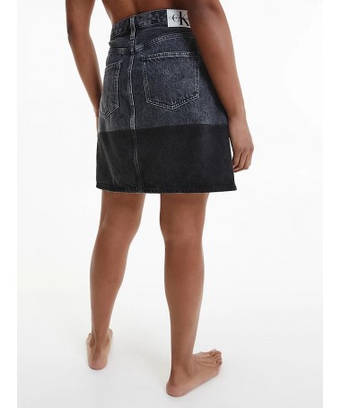 Mini jupe taille haute Calvin Klein en jean pour femme. J20J219215 FIESTA CONCEPT STORE