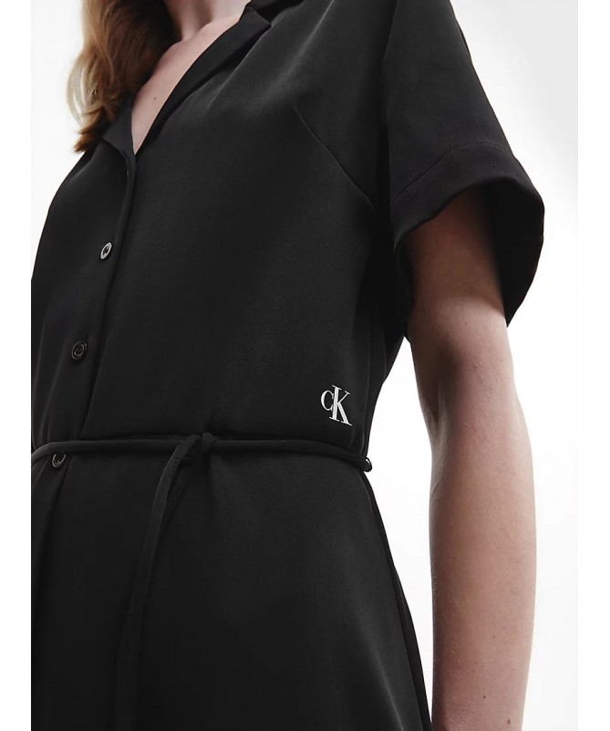 Robe chemise à manches courtes pour femme Calvin Klein. J20J219639 FIESTA CONCEPT STORE