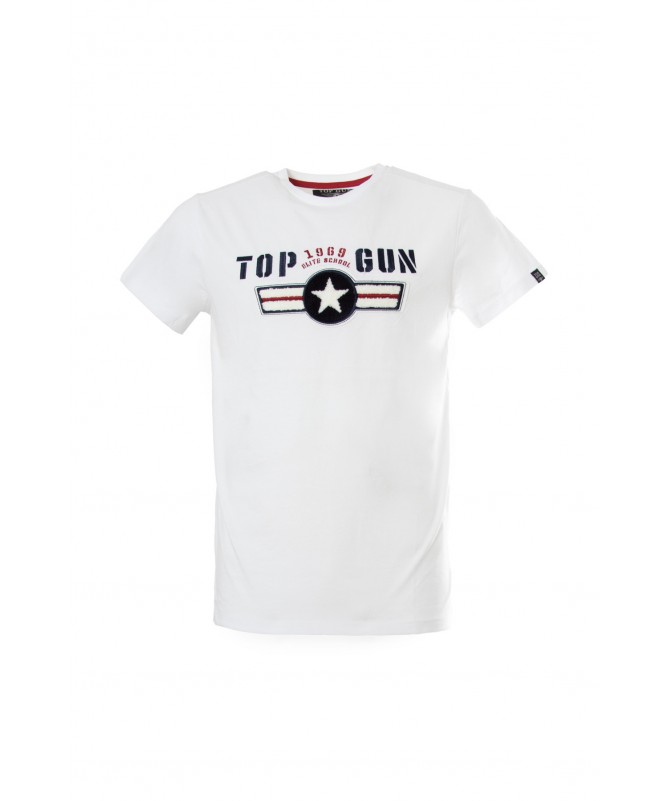 Tee-Shirt en coton super doux avec logo en bouclette très tendance. TG-TS-110 FIESTA CONCEPT
