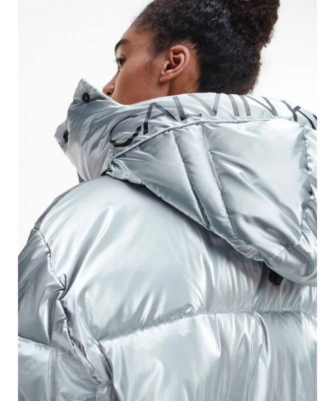doudoune argenté