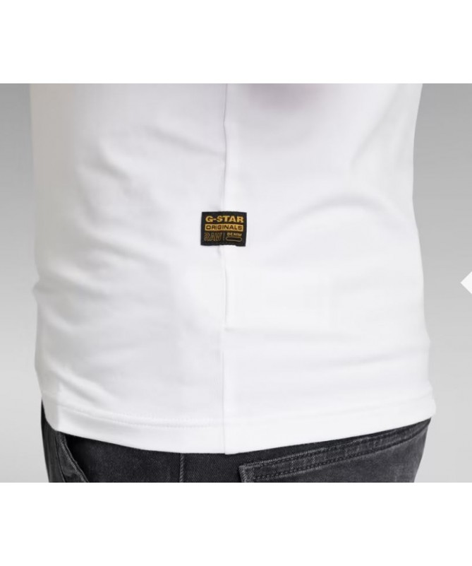 T-shirt G STAR pour homme en coton bio à manches courtes. 
D19070C723 FIESTA