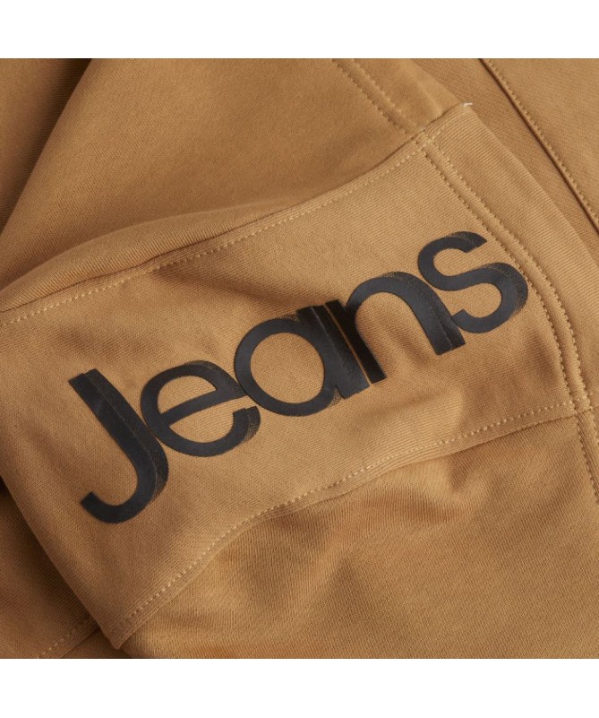 Sweatshirt à capuche Calvin Klein avec logo collé sur le devant, le dos et l'arrière et la capuche. J30J320043 FIESTA