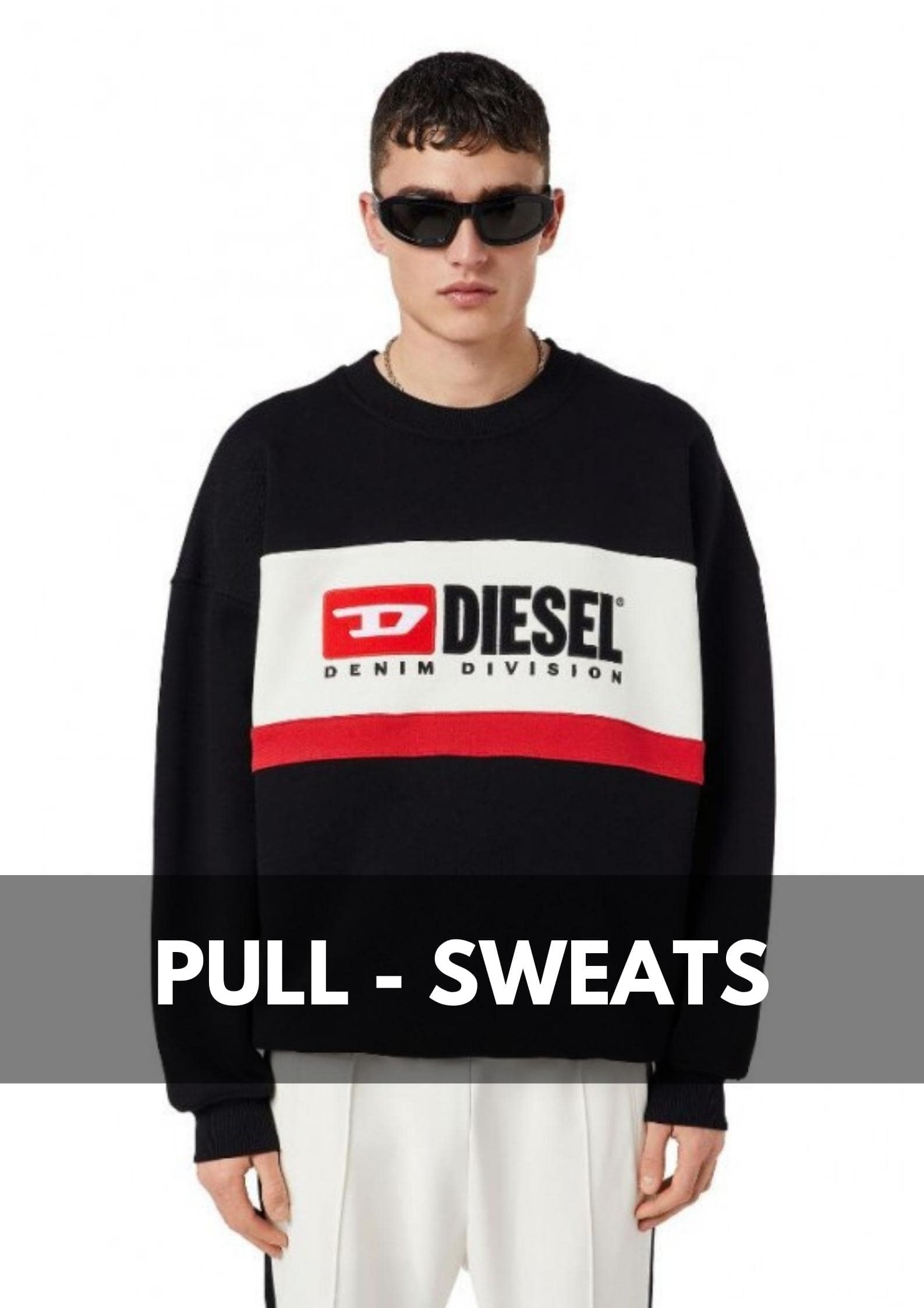 PULL DIESEL HOMME EN COTON S-TREAPY-DIVISION S-TREAPY-DIVISION FIESTA CONCEPT STORE